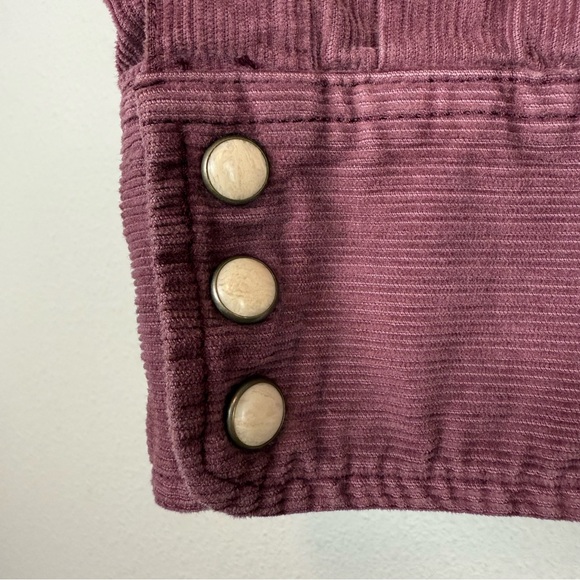 Faherty Stretch‎ Cord Western Shirt Catawaba Grape Purple Corduroy Size Small - Picture 9 of 16